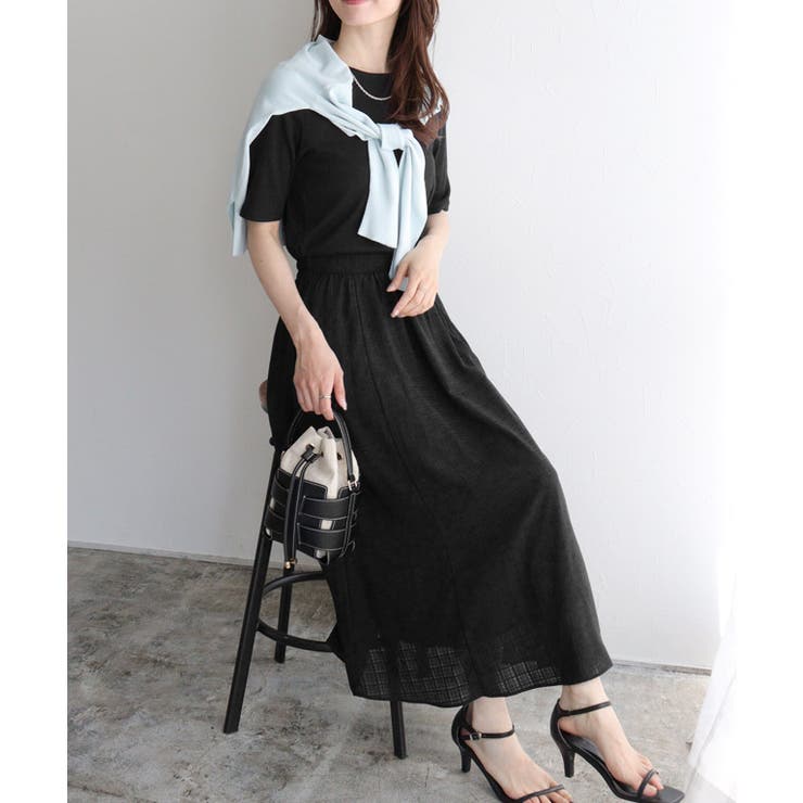 Sheller シアーチェックワンピース　NIJIKO Sheller シアーチェックワンピース NIJIKO Sheller シアー