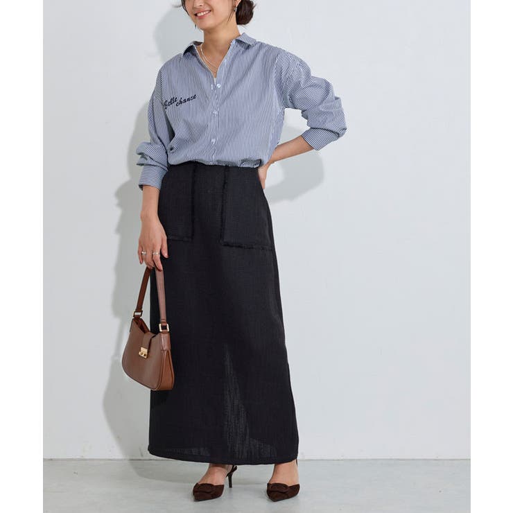 フリンジポケットIラインツイードスカート スカート Iライン | Pierrot | 詳細画像29 