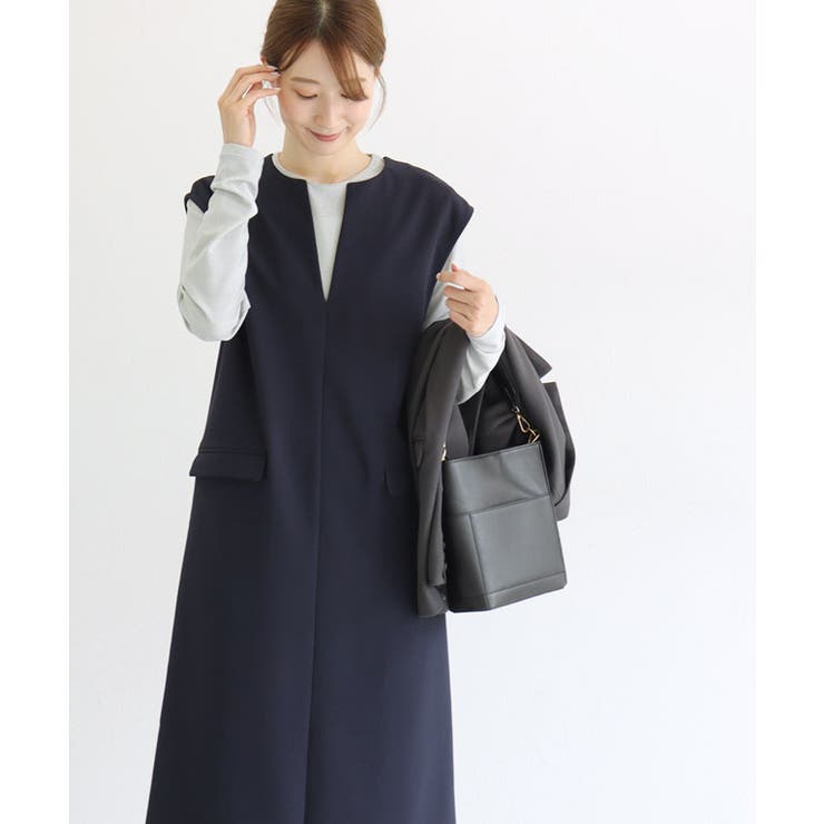 キーネックシンプルジャンパースカート ジャンパースカート ジャンスカ | Pierrot | 詳細画像32 