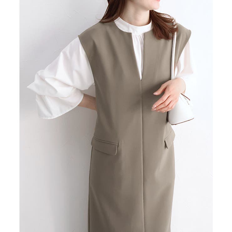 キーネックシンプルジャンパースカート ジャンパースカート ジャンスカ | Pierrot | 詳細画像20 