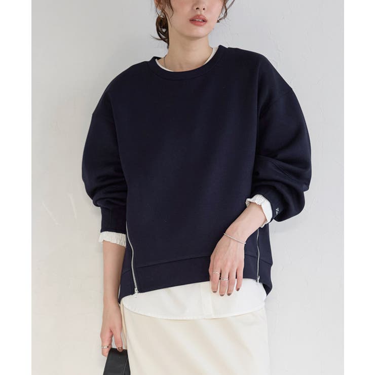 【刺繍入り】サイドジップダンボールスウェット スウェット ダンボール素材 | Pierrot | 詳細画像26 