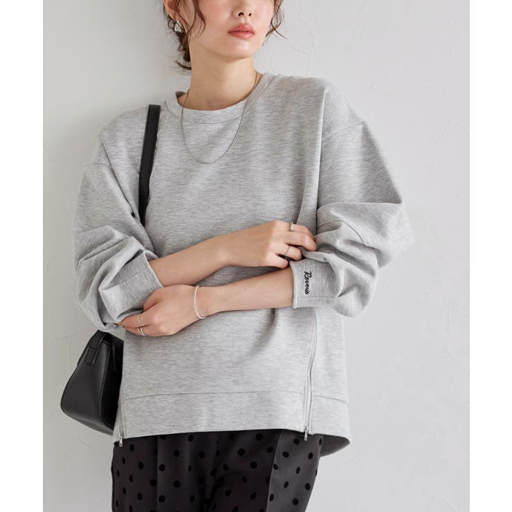 サイドジップダンボールスウェット スウェット ダンボール素材[品番