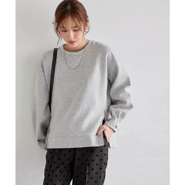 【刺繍入り】サイドジップダンボールスウェット スウェット ダンボール素材 | Pierrot | 詳細画像30 