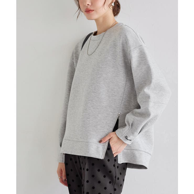 サイドジップダンボールスウェット スウェット ダンボール素材[品番