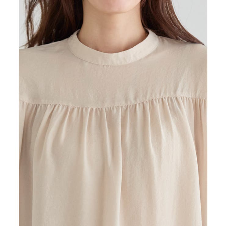 ギャザーデザインボリュームブラウス ブラウス ギャザー | Pierrot | 詳細画像4 