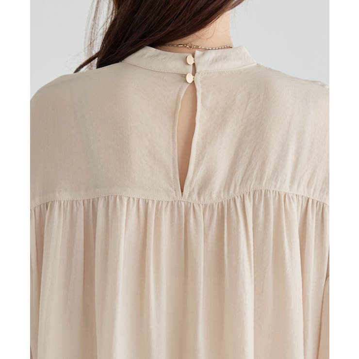 ギャザーデザインボリュームブラウス ブラウス ギャザー | Pierrot | 詳細画像5 