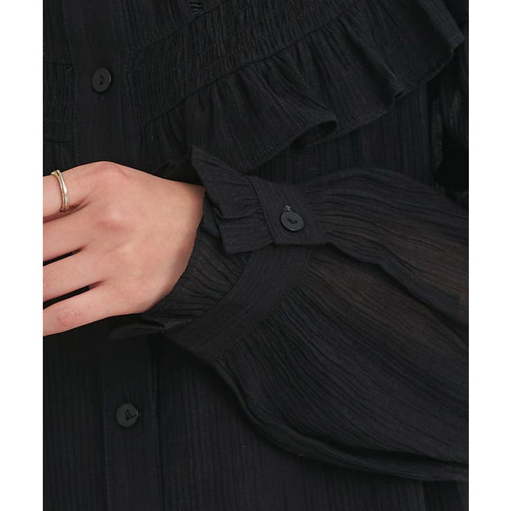 フリルシャーリングブラウス 大人 フェミニン | Pierrot | 詳細画像5 