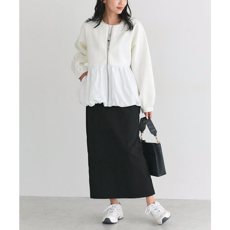 ベルテッドストレッチIラインスカート ストレッチ性 ストレスフリー | Pierrot | 詳細画像33 