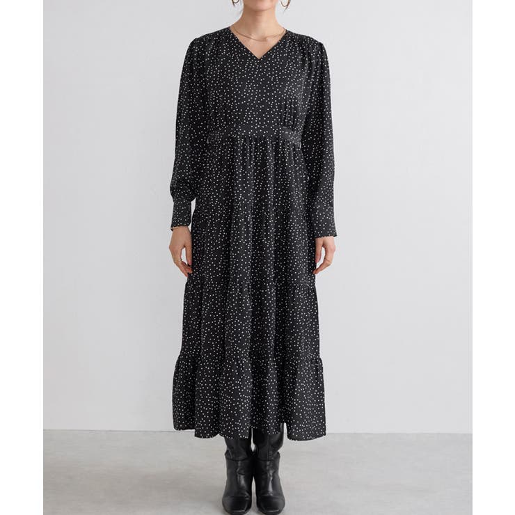 ドットティアードワンピース ワンピース ドット柄 | Pierrot | 詳細画像6 