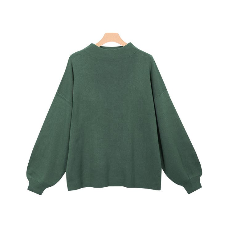 新品　ノーブル　ボリュームスリーブショートプルオーバー　Noble ギャザーボリュームスリーブニットプルオーバー