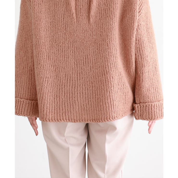 バックタックローゲージニット ニット ローゲージ | Pierrot | 詳細画像7 