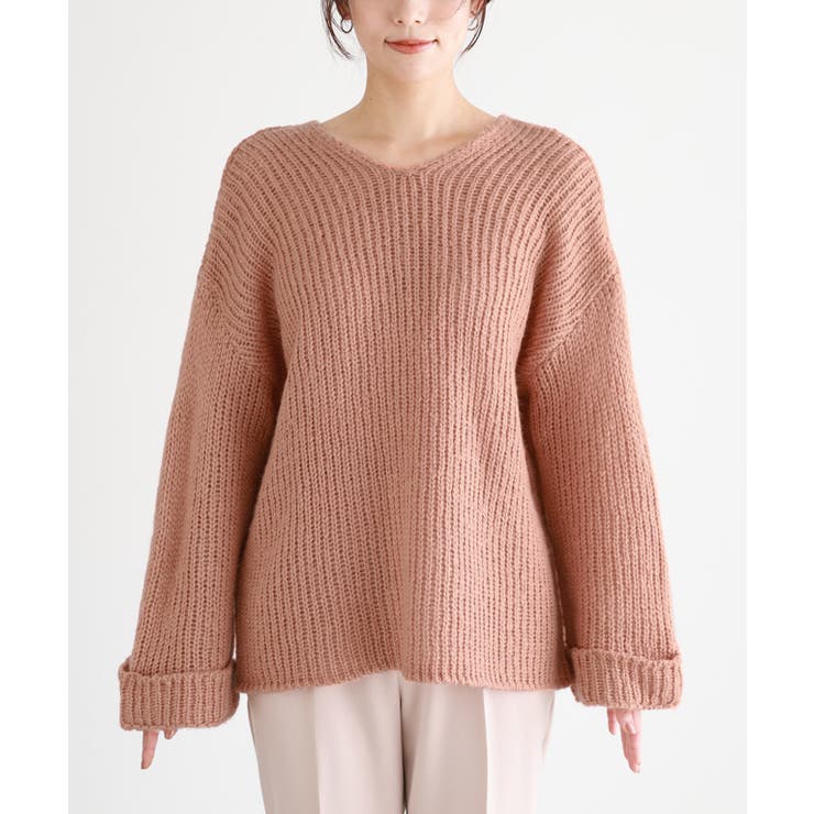 バックタックローゲージニット ニット ローゲージ | Pierrot | 詳細画像8 