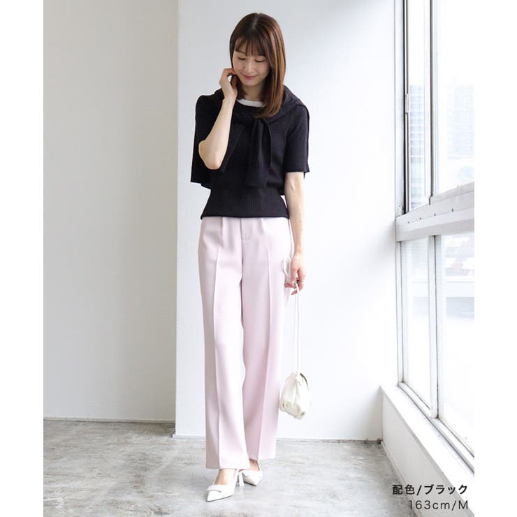 ゴールドボタンアンサンブルニット 春 アンサンブルニット[品番