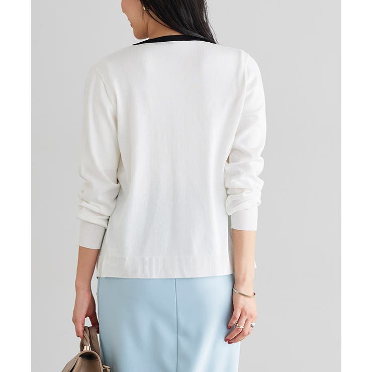 ゴールドボタンアンサンブルニット 春 アンサンブルニット | Pierrot | 詳細画像32 