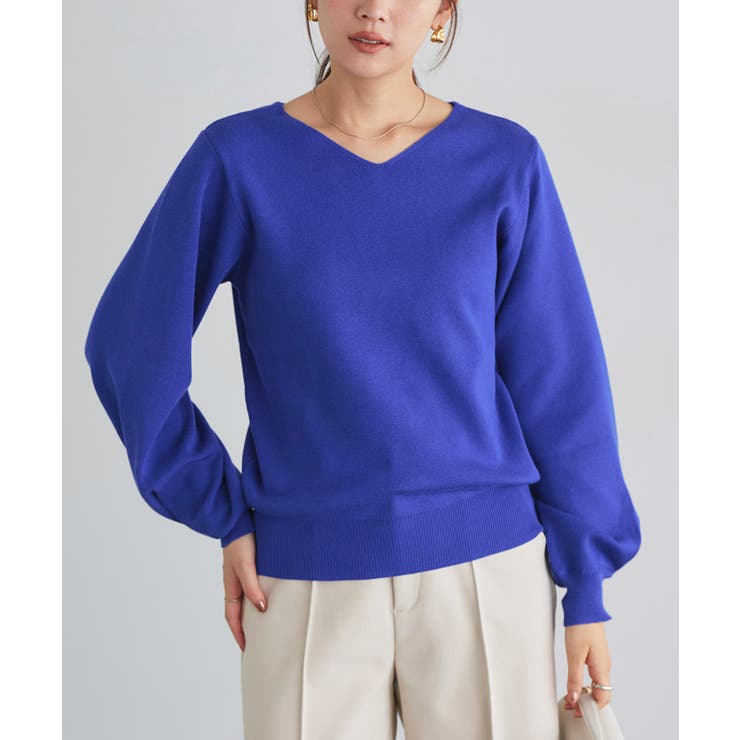 美品　ドゥロワー　フリンジサマーニット　ボリュームスリーブ　オーバーサイズ　長袖 美品 ドゥロワー フリンジサマーニット ボリュームスリーブ オーバー