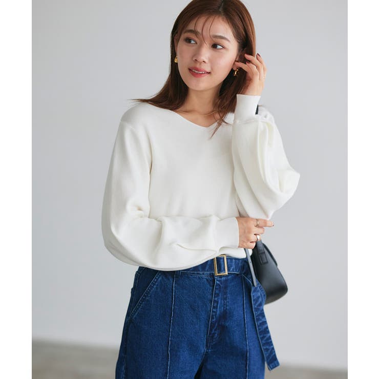 2wayパフボリュームスリーブニット ニット ボリュームスリーブ | Pierrot | 詳細画像22 