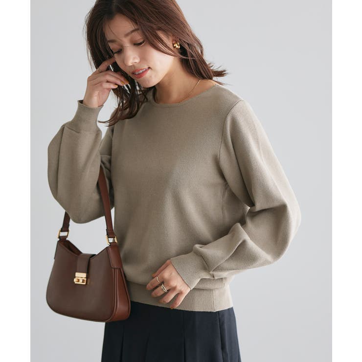 2wayパフボリュームスリーブニット ニット ボリュームスリーブ | Pierrot | 詳細画像27 