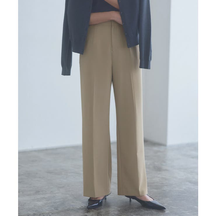 ベージュ | [RASW]センタープレスリラックスパンツ パンツ センタープレス | Pierrot