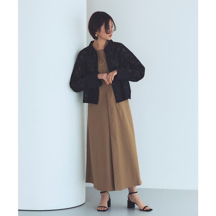タグ付き♥ネイビージャガードレースアップロングコルセットPIERROTピエロ エンボスジャカードフレアトップス【スピード配送】 | 【公式