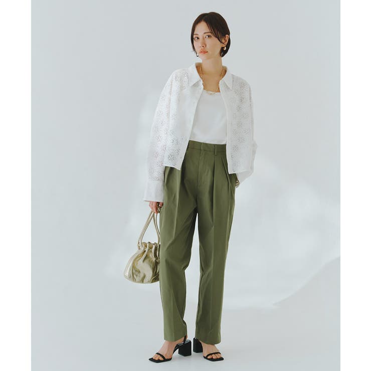 [RASW]レースクロップドワイドシャツ シャツ クロップド丈 | Pierrot | 詳細画像20 