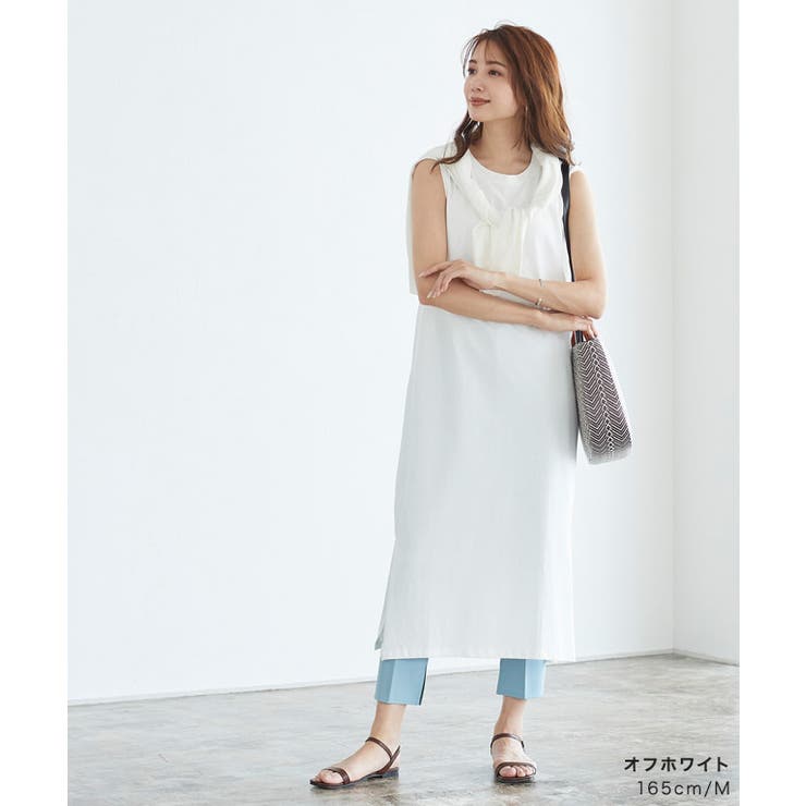 楽天市場】ノースリーブワンピース 夏 レディース ロング