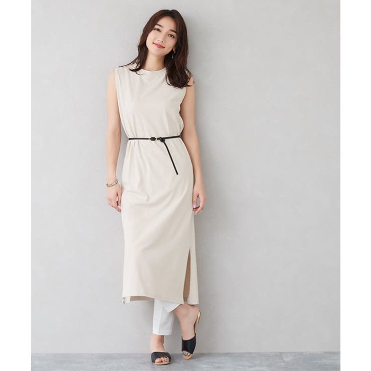 新品TODAYFUL トゥデイフル コットンリネンドレス ベージュ