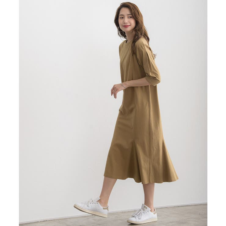 フレア切り替えワンピース ワンピース フレア ロング コットン 綿100 品番 Prtw Pierrot ピエロ のレディースファッション通販 Shoplist ショップリスト