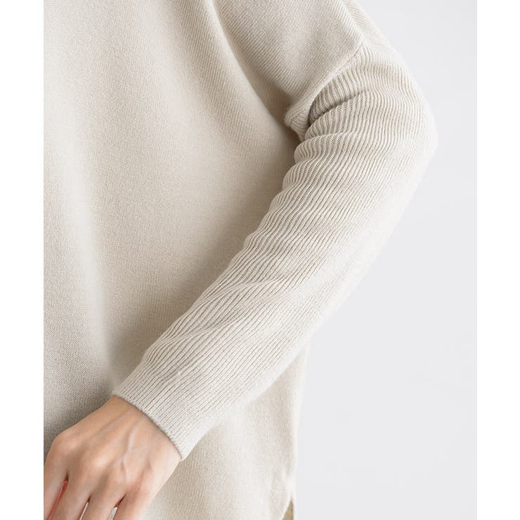 リッチカシミヤタッチオーバーサイズニット ニット もっちり | Pierrot | 詳細画像6 