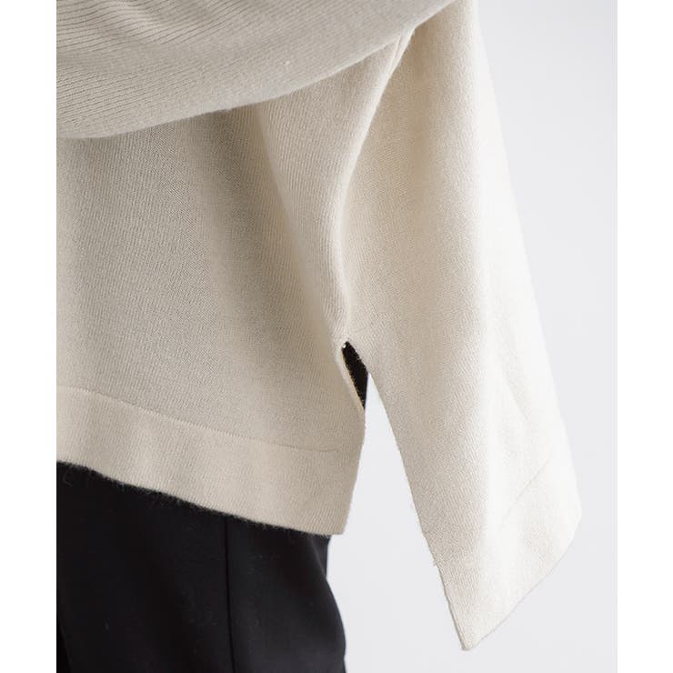 リッチカシミヤタッチオーバーサイズニット ニット もっちり | Pierrot | 詳細画像7 
