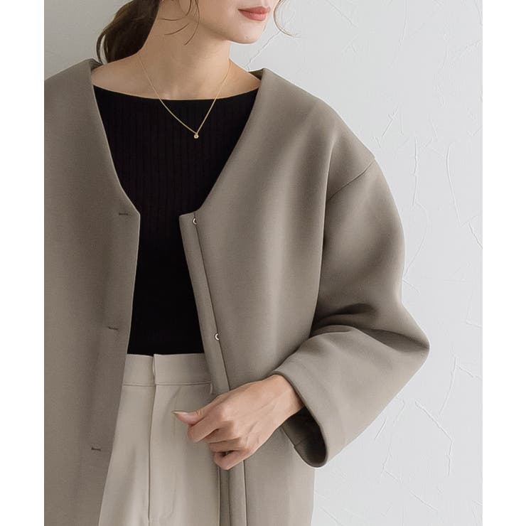 ダンボールニットブルゾン ライトアウター ブルゾン ダンボールニット