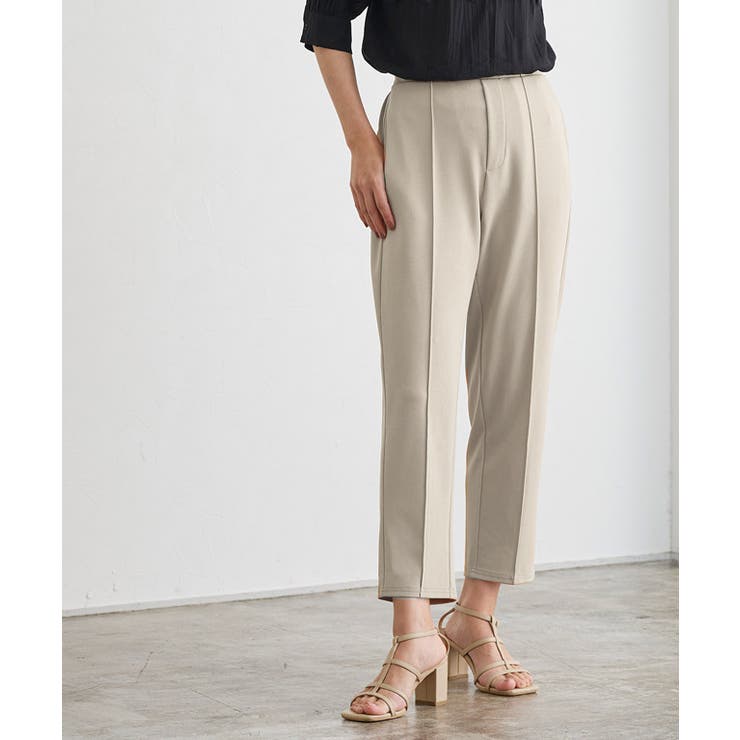 ライトベージュ | ペアスキンピンタックパンツ ペアスキン ピンタックパンツ | Pierrot
