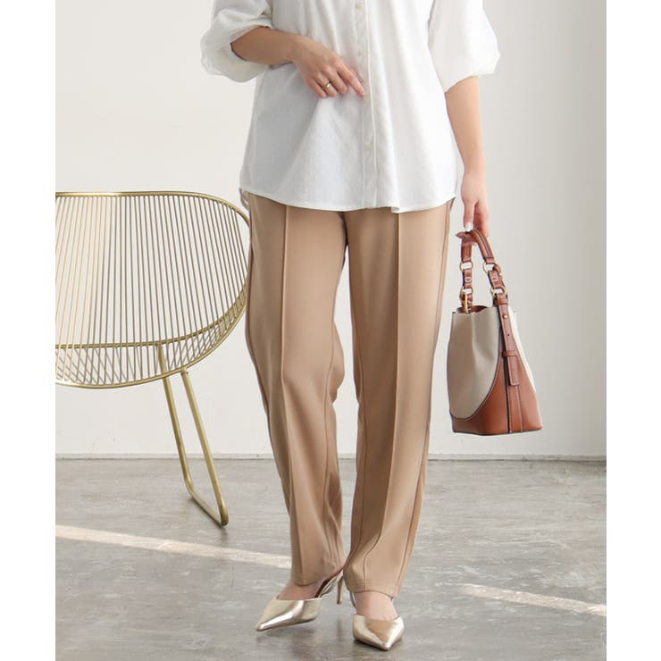 ペアスキンピンタックパンツ ペアスキン ピンタックパンツ[品番