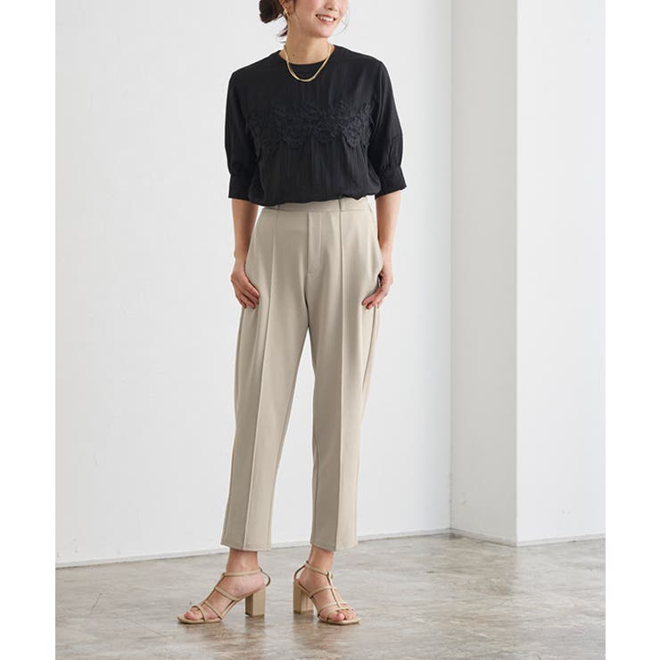 ペアスキンピンタックパンツ ペアスキン ピンタックパンツ[品番