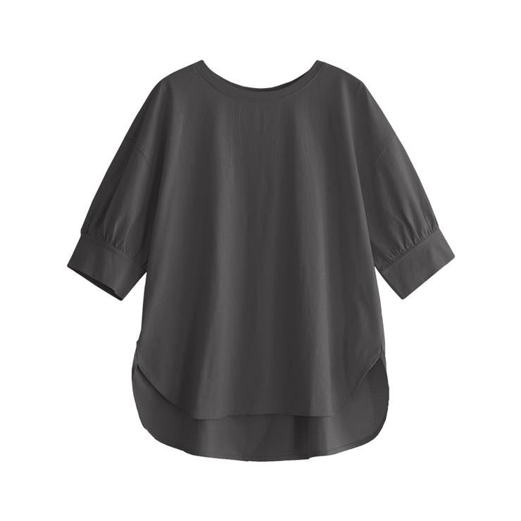 チャコール | パフスリーブチュニックTシャツ Tシャツ パフスリーブ | Pierrot