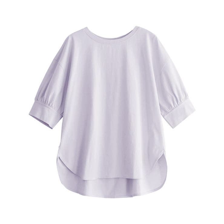 アイスブルー | パフスリーブチュニックTシャツ Tシャツ パフスリーブ | Pierrot