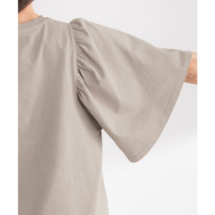 ギャザースリーブTシャツ Tシャツ カットソー | Pierrot | 詳細画像7 