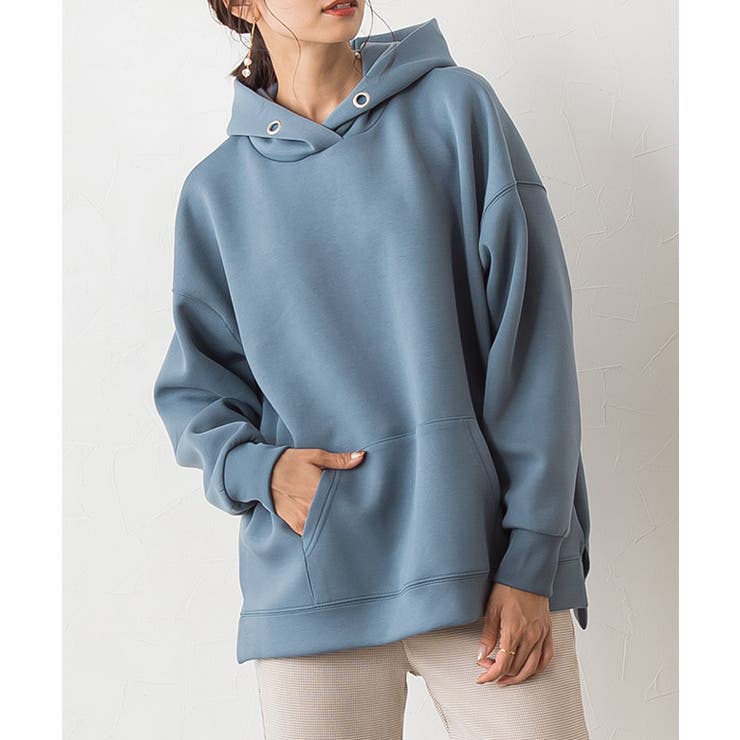 ダンボールフードパーカー パーカー ダンボールニット フード | Pierrot | 詳細画像9 