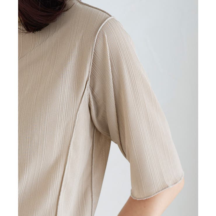 5分袖メロートップス シアートップス インナー | Pierrot | 詳細画像5 