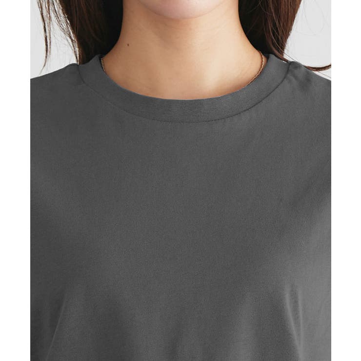 ネックが選べる綿100%フレンチスリーブベーシックTシャツ Ｔシャツ フレンチ | Pierrot | 詳細画像6 