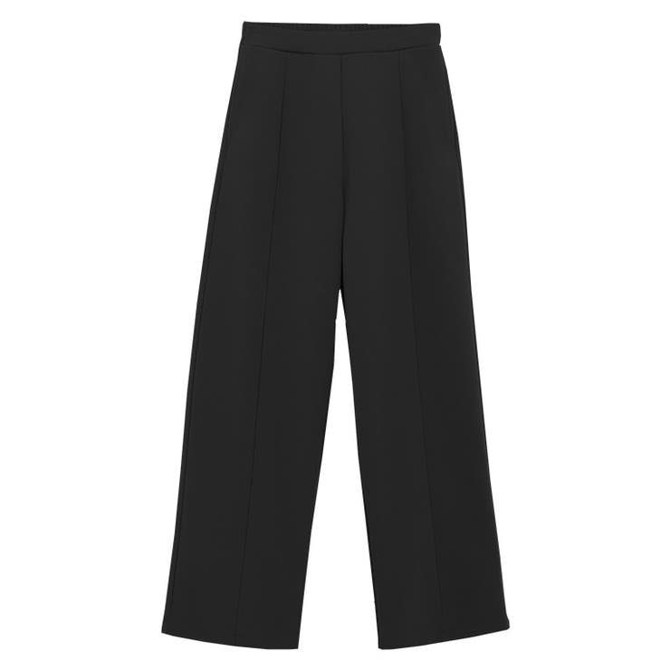 ブラック | ペアスキンベロアセンターシームストレートパンツ パンツ ペアスキン | Pierrot