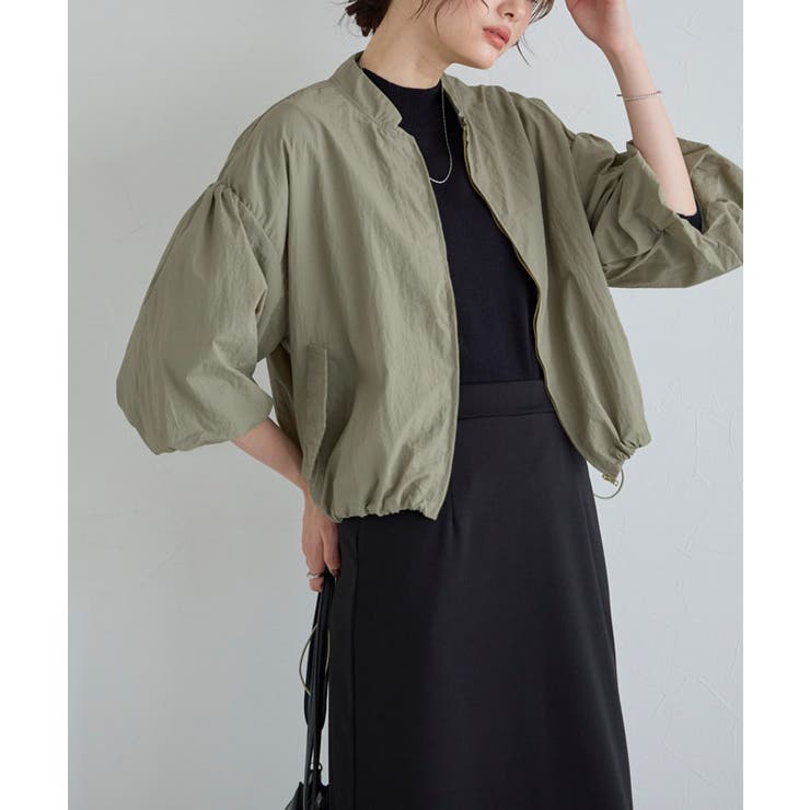 バルーンスリーブブルゾン 春アウター ブルゾン[品番