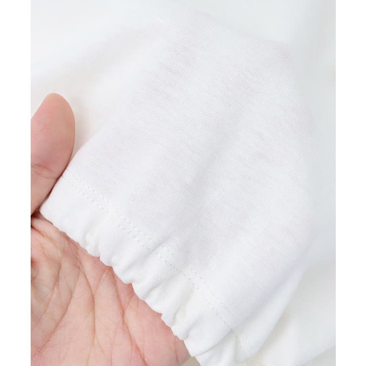 軽撥水 防汚ドロストヘムフレンチスリーブTシャツ Tシャツ | Pierrot | 詳細画像12 