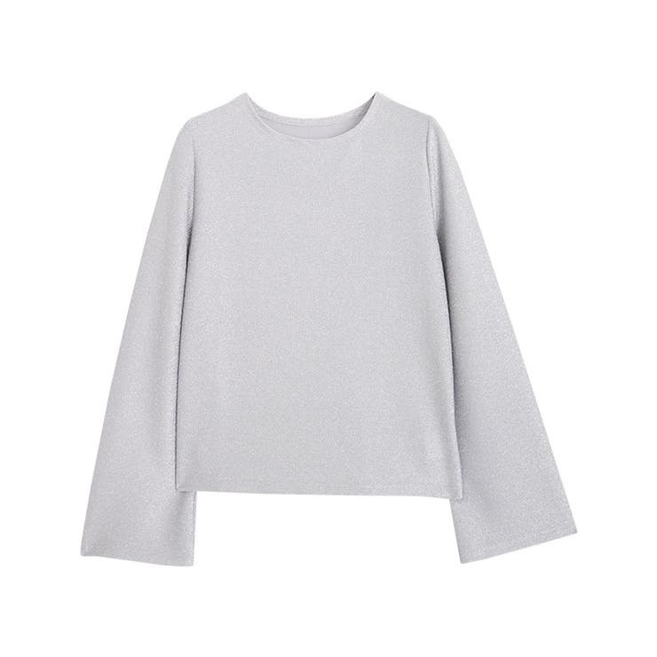 ライトグレー | ストレッチラメプルオーバー プルオーバー ラメ | Pierrot