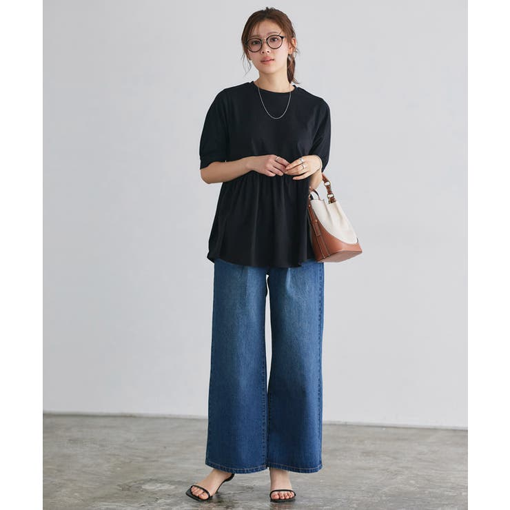 パフフレアTシャツ Tシャツ 綿100％ | Pierrot | 詳細画像33 