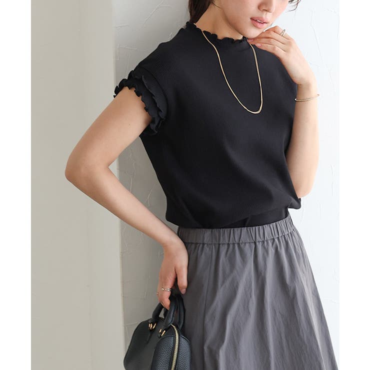 コットンリブメローフレンチTシャツ Tシャツ 綿100％ | Pierrot | 詳細画像28 