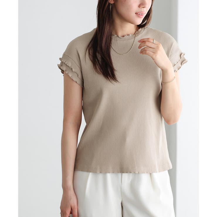 コットンリブメローフレンチTシャツ Tシャツ 綿100％ | Pierrot | 詳細画像20 