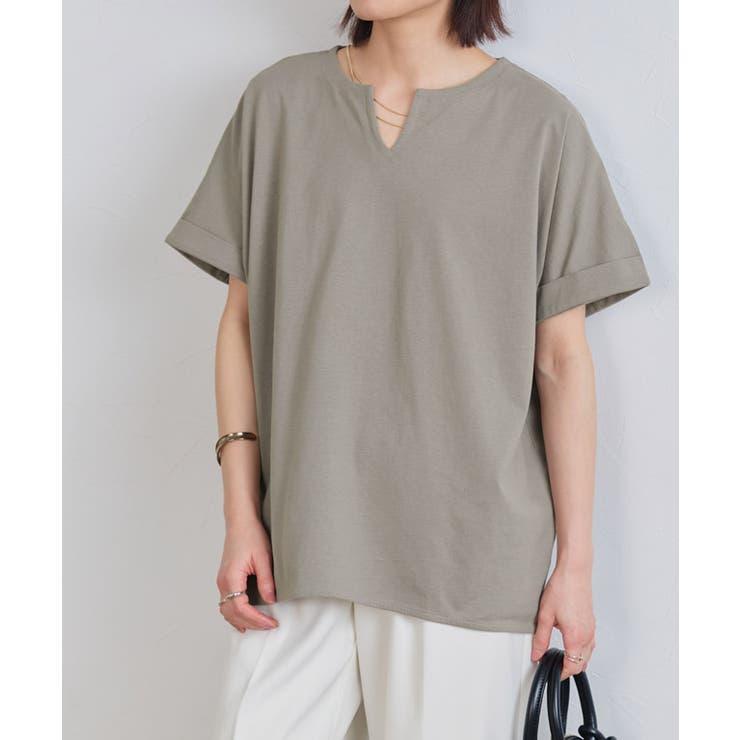 モカグレー | 綿100%選べるドルマンTシャツ 綿100％ デイリー | Pierrot
