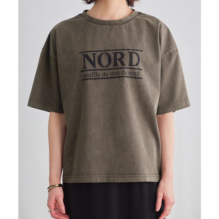 ピグメント加工オーバーサイズロゴTシャツ 綿 100％ | Pierrot | 詳細画像7 