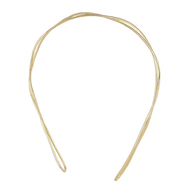 ゴールド | メタルツイストカチューシャ カチューシャ ヘアアクセ | Pierrot
