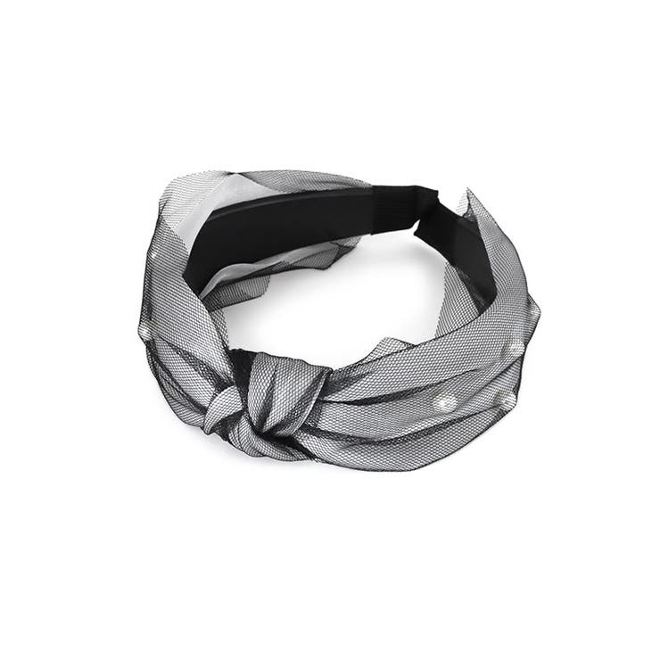 グレー | チュール×パールカチューシャ チュール パール | Pierrot